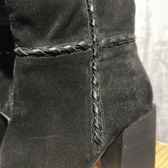 Free People Riley Whipstitch Tall Boots, 3” heel, Size 37/ 7 US EUC - Picture 5 of 12